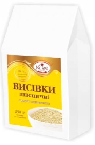 Отруби пшеничные КП в пакете 0.25 кг